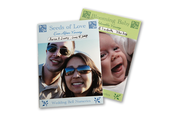 Personalized Seed Packets